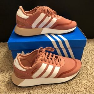pink adidas size 9
